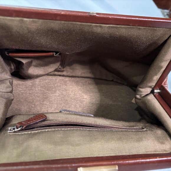 VINTAGE? El Portal Genuine Hand-Tooled Leather Handbag! - Picture 2 of 9